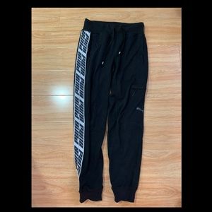 BLACK PUMA SWEATPANTS, JOGGERS, track suits